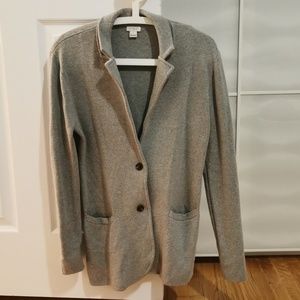 J.crew soft grey blazer